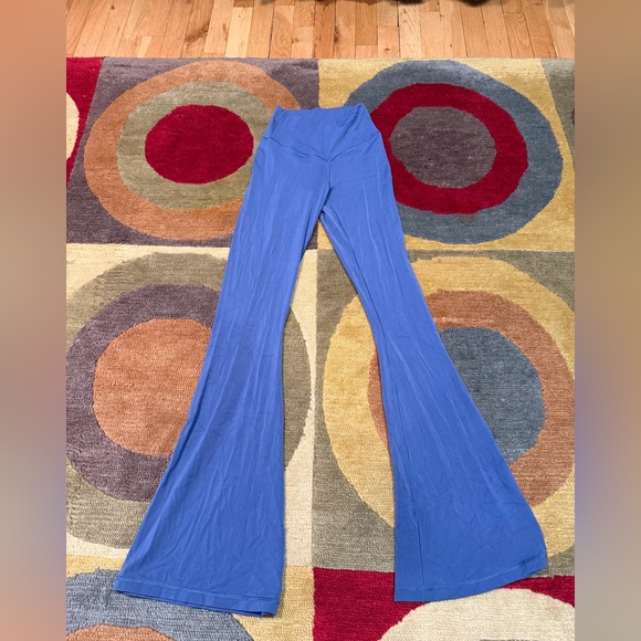 aerie Pants - Offline by Aerie Real Me Flare Hi Rise Leggings Crossover Waistband Blue Small